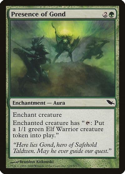 Presence of Gond Shadowmoor Magic card