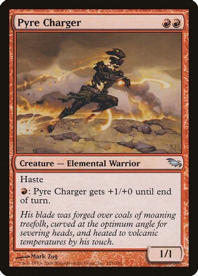 Pyre Charger Shadowmoor Magic card