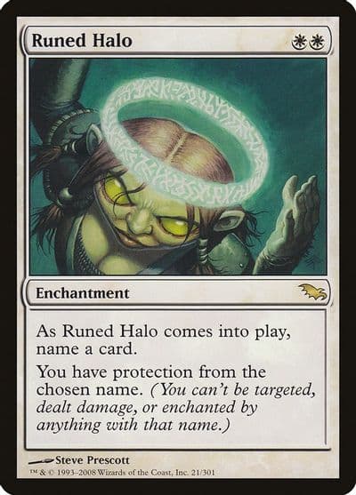 Runed Halo Shadowmoor Magic card