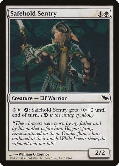 Safehold Sentry Shadowmoor Magic card