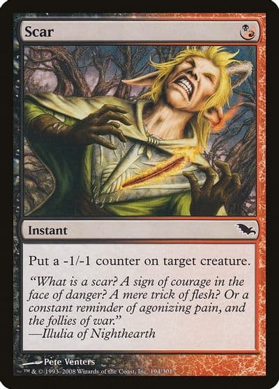 Scar Shadowmoor Magic card