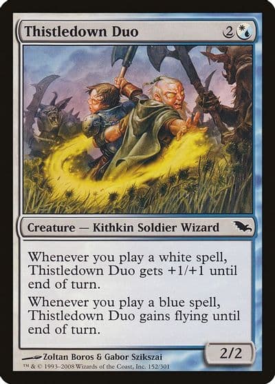 Thistledown Duo Shadowmoor Magic card
