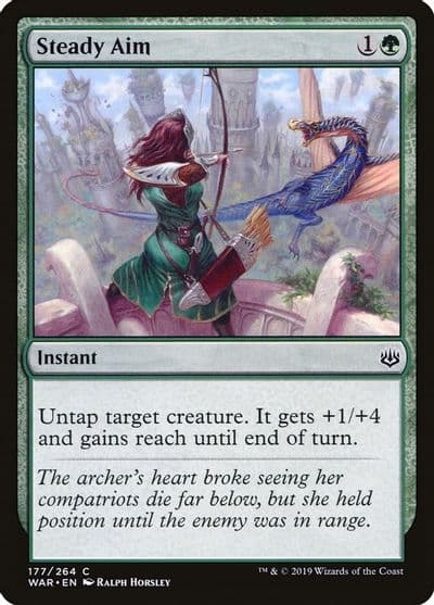 Steady Aim War of the Spark Magic card