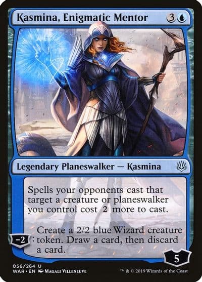 Kasmina Enigmatic Mentor War of the Spark Magic card