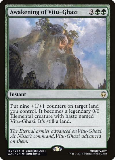 Awakening of Vitu Ghazi War of the Spark Magic card