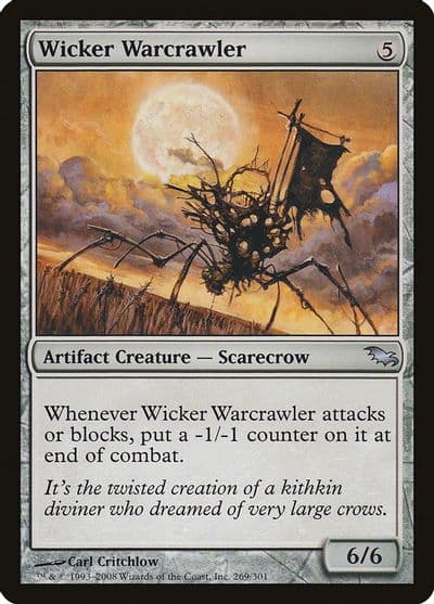 Wicker Warcrawler Shadowmoor Magic card