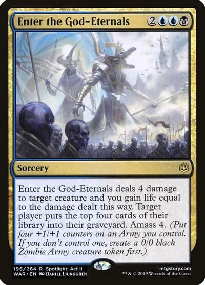Enter the God Eternals War of the Spark Magic card