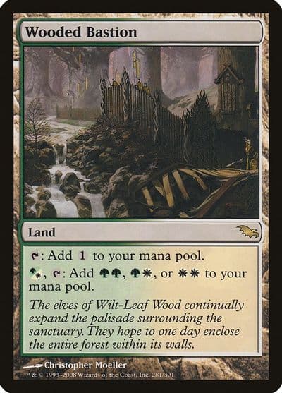 Wooded Bastion Shadowmoor Magic card