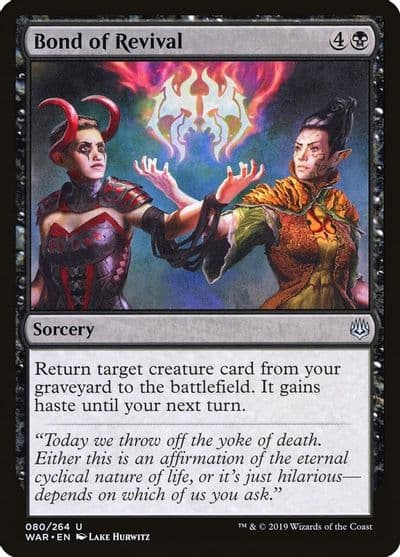 Bond of Revival War of the Spark Magic card