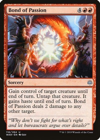 Bond of Passion War of the Spark Magic card