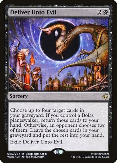 Deliver Unto Evil War of the Spark Magic card
