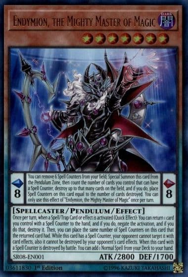 Endymion the Mighty Master of Magic Structure Deck: Order of the Spellcasters Yu-Gi-Oh! card