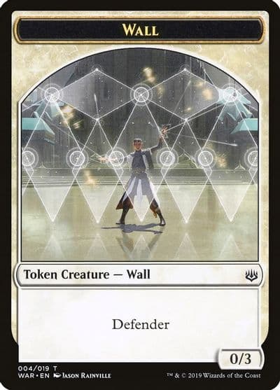 Wall Token War of the Spark Magic card