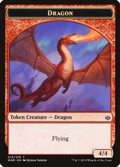 Dragon Token War of the Spark Magic card