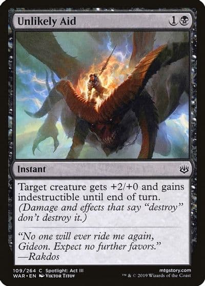 Unlikely Aid War of the Spark Magic card