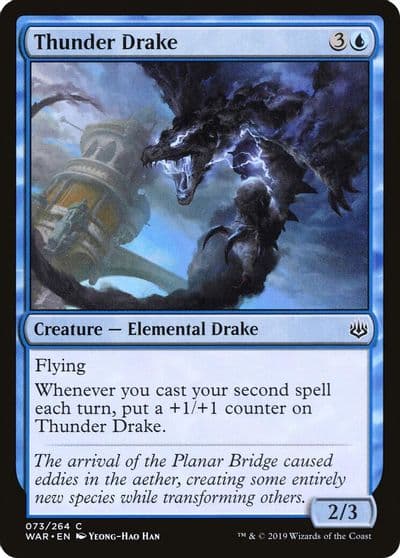 Thunder Drake War of the Spark Magic card