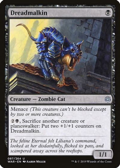Dreadmalkin War of the Spark Magic card