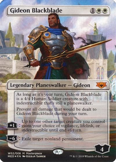 Gideon Blackblade Mythic Edition: War of the Spark Magic card