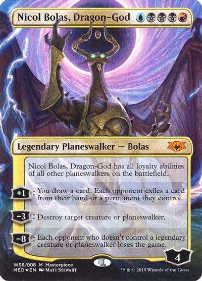 Nicol Bolas Dragon God Mythic Edition: War of the Spark Magic card