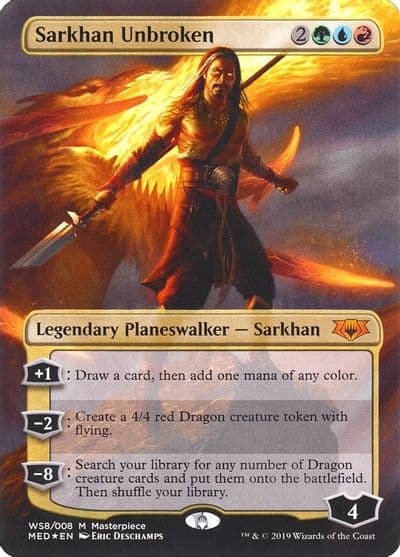 Sarkhan Unbroken Mythic Edition: War of the Spark Magic card