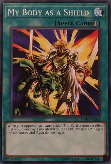 My Body as a Shield OTS Tournament Pack 10 Yu-Gi-Oh! card