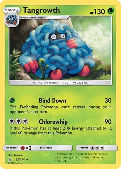 Tangrowth SM - Unbroken Bonds Pokemon card