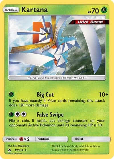 Kartana SM - Unbroken Bonds Pokemon card