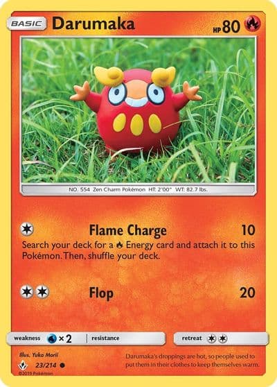 Darumaka SM - Unbroken Bonds Pokemon card