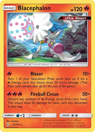 Blacephalon SM - Unbroken Bonds Pokemon card