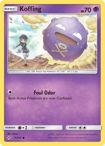 Koffing SM - Unbroken Bonds Pokemon card