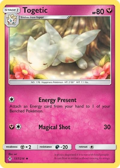 Togetic SM - Unbroken Bonds Pokemon card