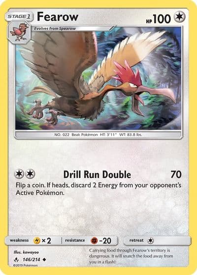 Fearow SM - Unbroken Bonds Pokemon card