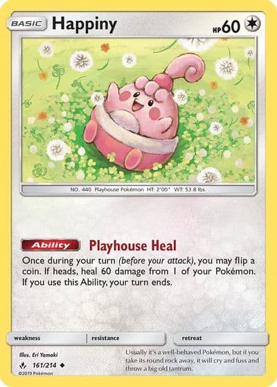 Happiny SM - Unbroken Bonds Pokemon card