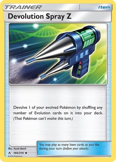 Devolution Spray Z SM - Unbroken Bonds Pokemon card