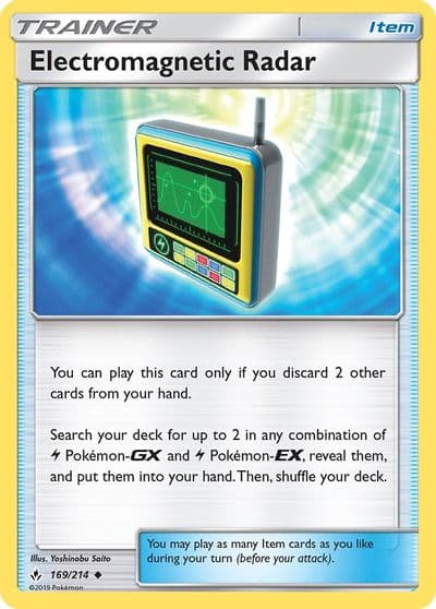Electromagnetic Radar SM - Unbroken Bonds Pokemon card