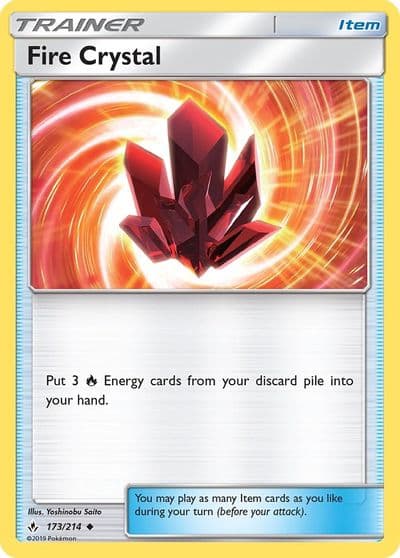 Fire Crystal SM - Unbroken Bonds Pokemon card