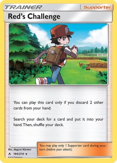 Red's Challenge SM - Unbroken Bonds Pokemon card