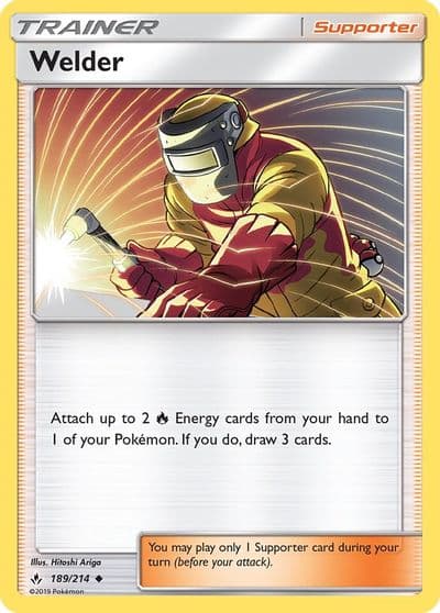 Welder (#25 Charizard Stamped) Battle Academy Pokemon card
