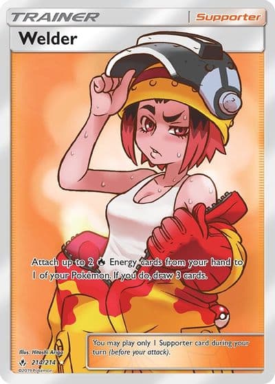 Welder (Full Art) SM - Unbroken Bonds Pokemon card
