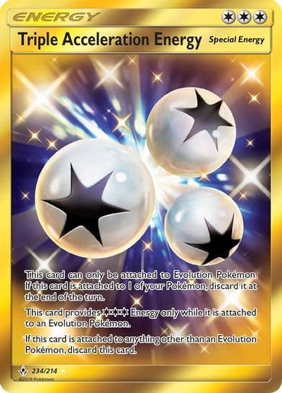 Triple Acceleration Energy (Secret) SM - Unbroken Bonds Pokemon card