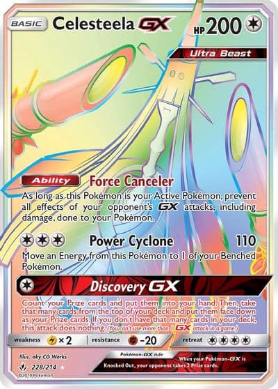Celesteela GX (Secret) SM - Unbroken Bonds Pokemon card