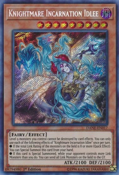 Knightmare Incarnation Idlee Dark Neostorm Yu-Gi-Oh! card