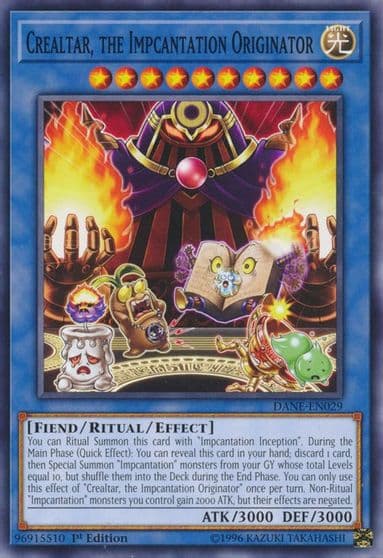 Crealtar the Impcantation Originator Dark Neostorm Yu-Gi-Oh! card
