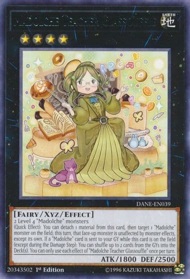 Madolche Teacher Glassouffle Dark Neostorm Yu-Gi-Oh! card
