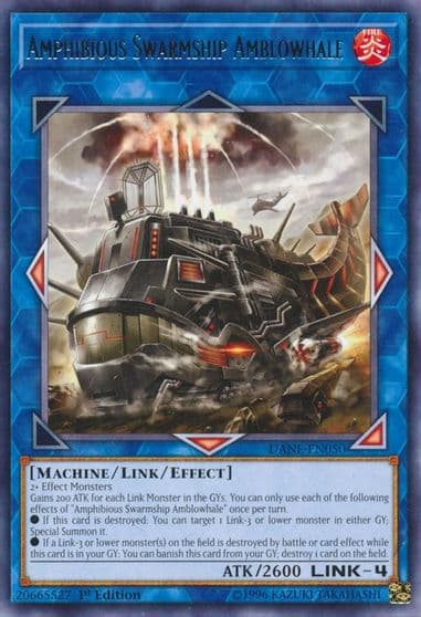 Amphibious Swarmship Amblowhale Dark Neostorm Yu-Gi-Oh! card