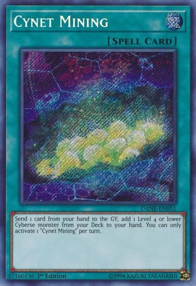 Cynet Mining Dark Neostorm Yu-Gi-Oh! card