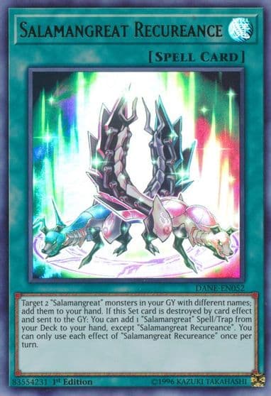 Salamangreat Recureance Dark Neostorm Yu-Gi-Oh! card