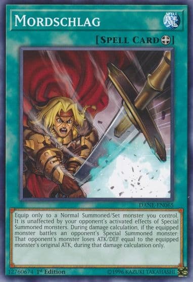 Mordschlag Dark Neostorm Yu-Gi-Oh! card