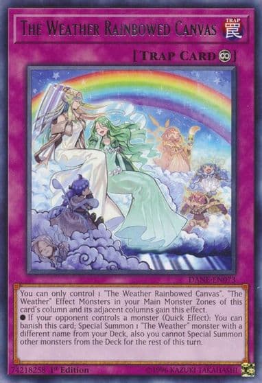 The Weather Rainbowed Canvas Dark Neostorm Yu-Gi-Oh! card