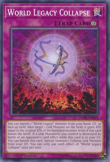 World Legacy Collapse Dark Neostorm Yu-Gi-Oh! card